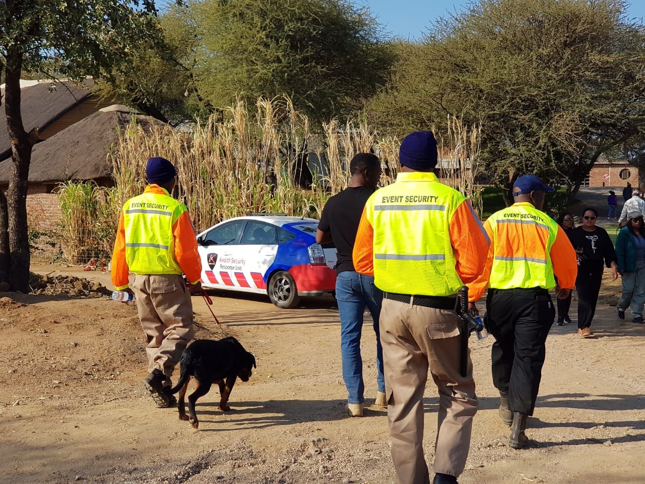 Kedith Security officers on post